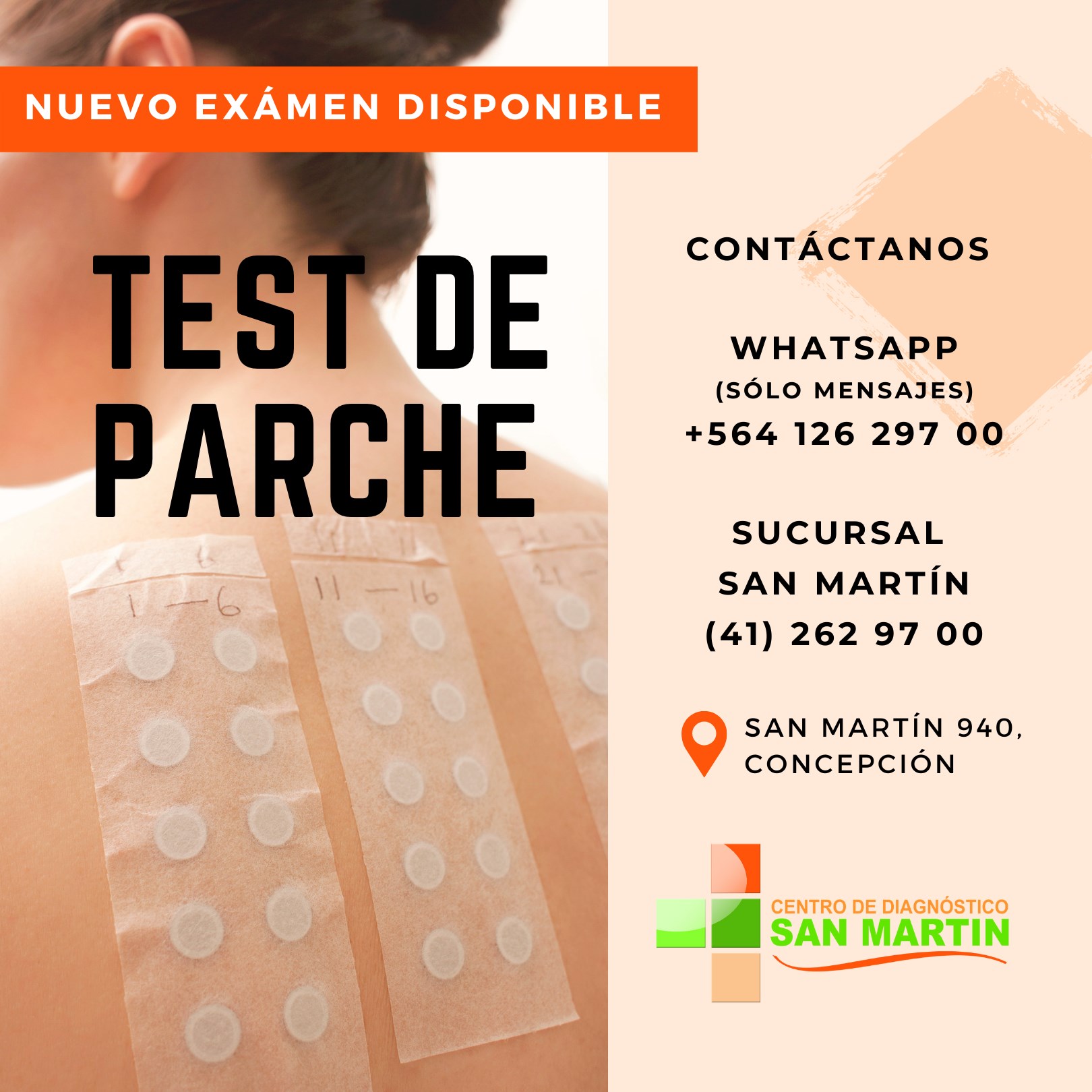 TEST DE PARCHE
